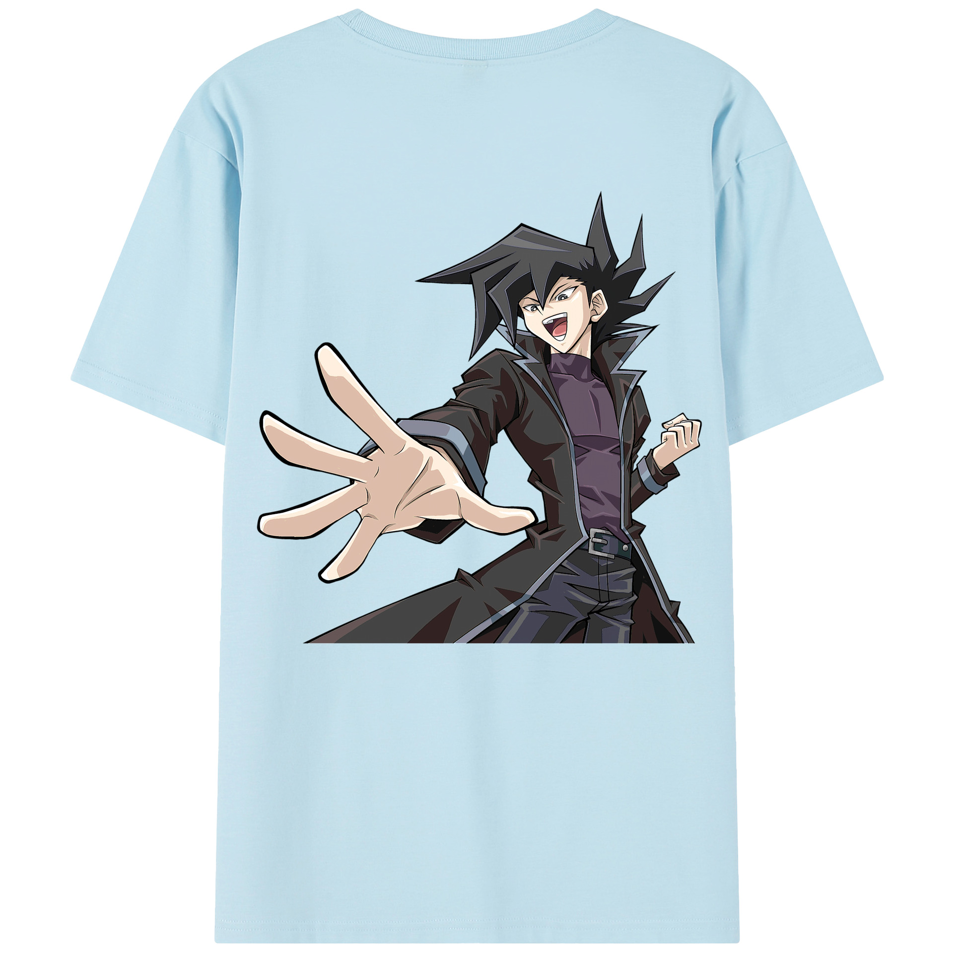 （画像用） 遊☆戯☆王 Yu-Gi-Oh! 綿100％半袖Tシャツ（背面プリント）